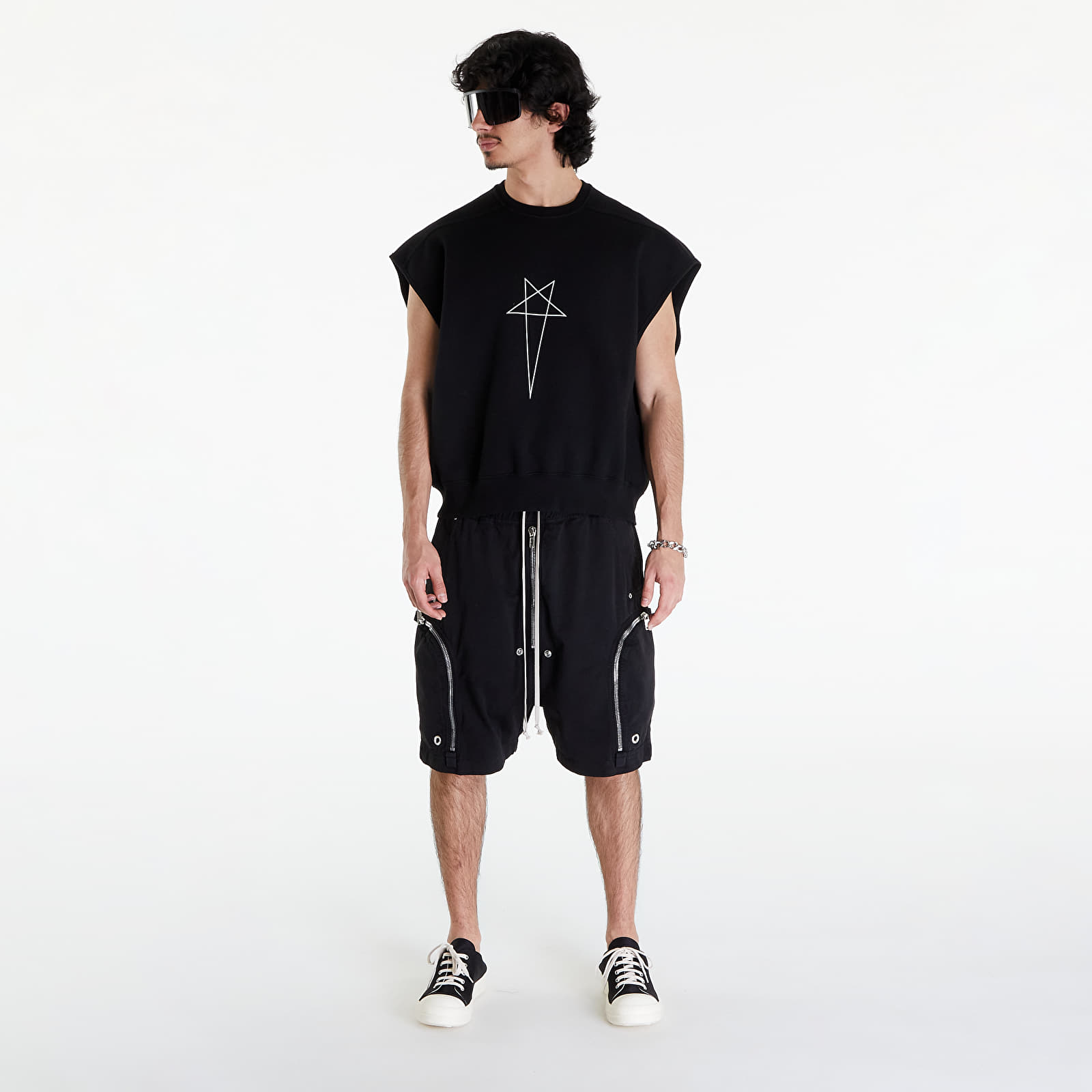 Šortky Rick Owens DRKSHDW Bauhaus Shorts Black