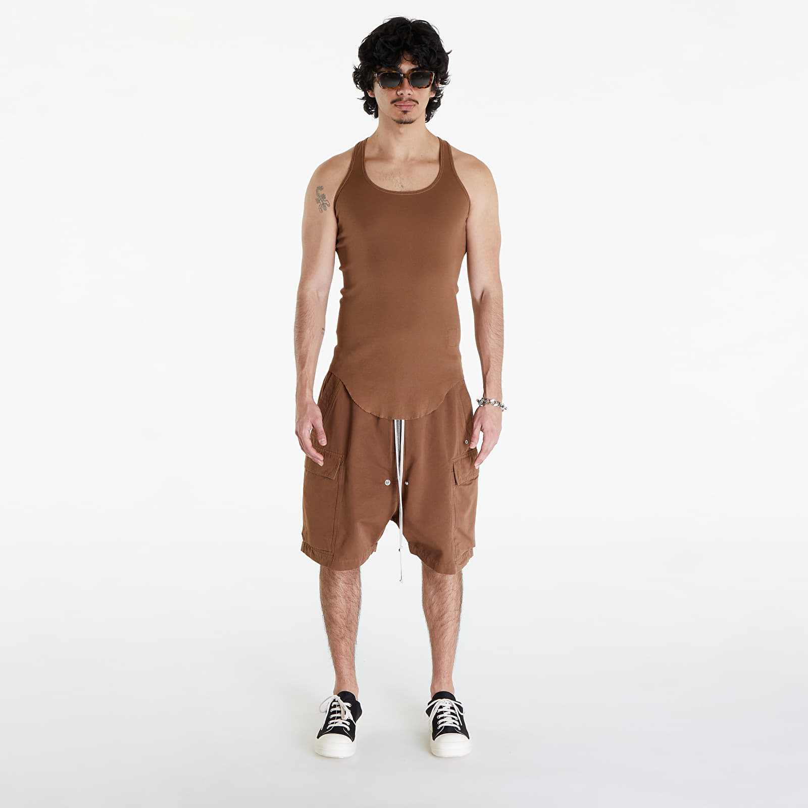 Ujjatlan pólók Rick Owens DRKSHDW Dark Tank Top Khaki Brown