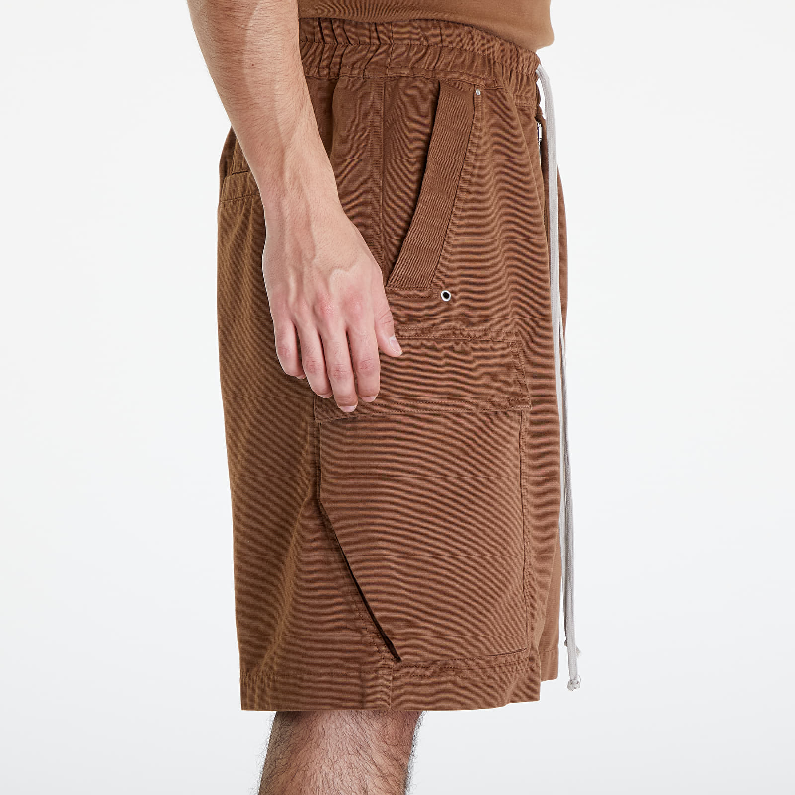 Šortky Rick Owens DRKSHDW Cargobela Shorts Khaki Brown