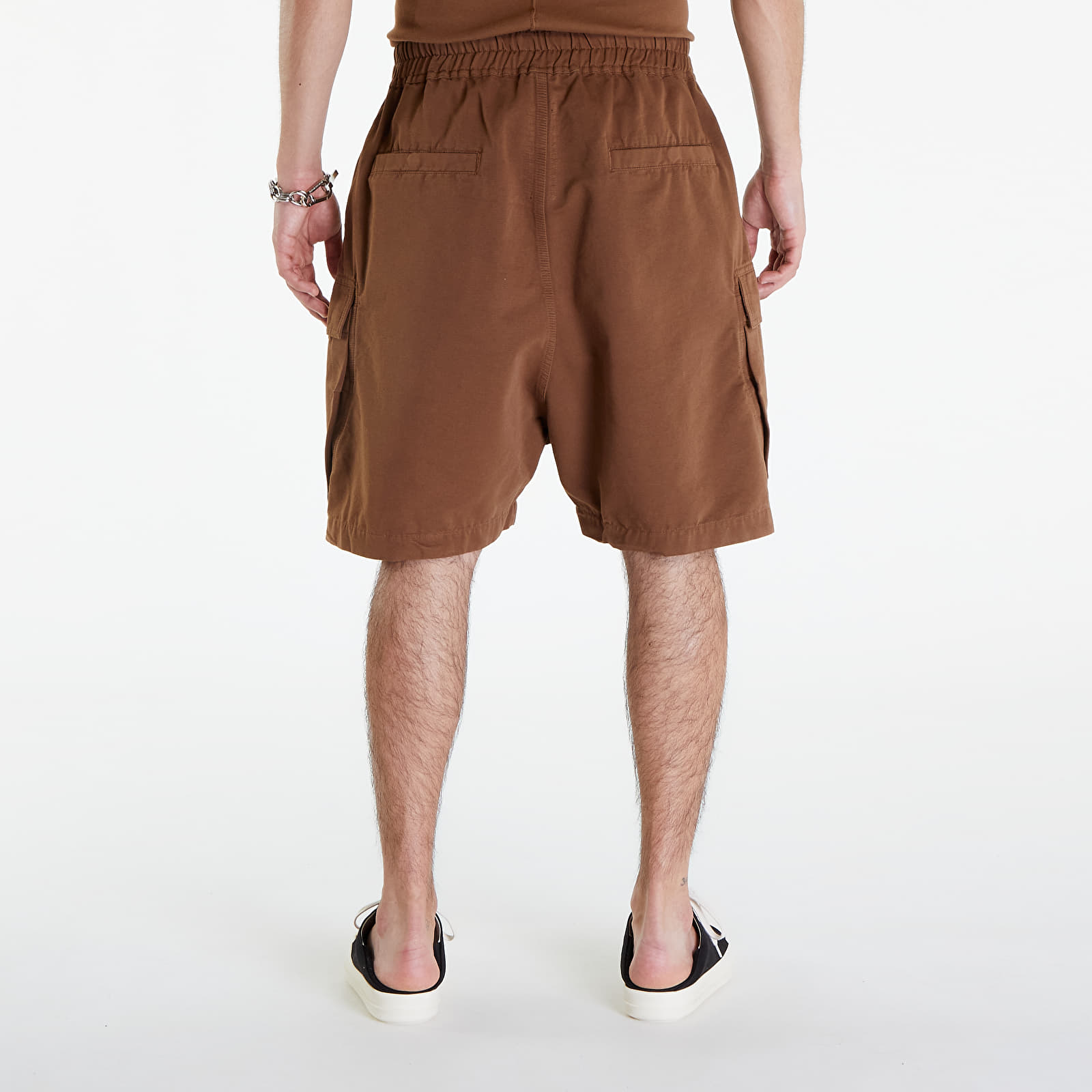 Šortky Rick Owens DRKSHDW Cargobela Shorts Khaki Brown