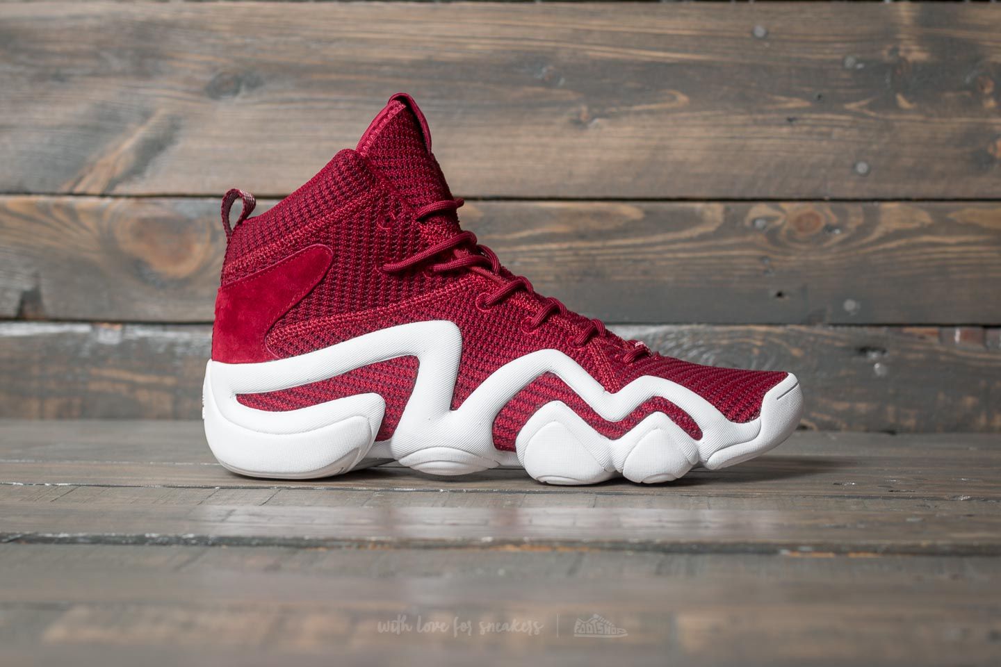 Men s shoes adidas Crazy 8 Primeknit ADV Collegiate Burgundy Collegiate Burgundy Ftw White Footshop