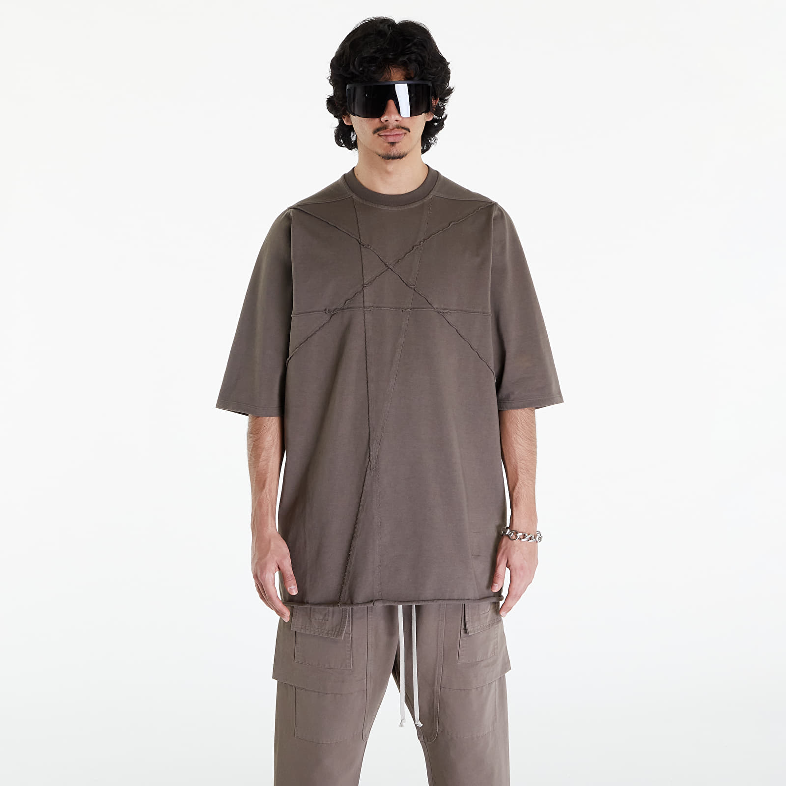 Pólók Rick Owens DRKSHDW Jumbo Short Sleeve T-Shirt Dust