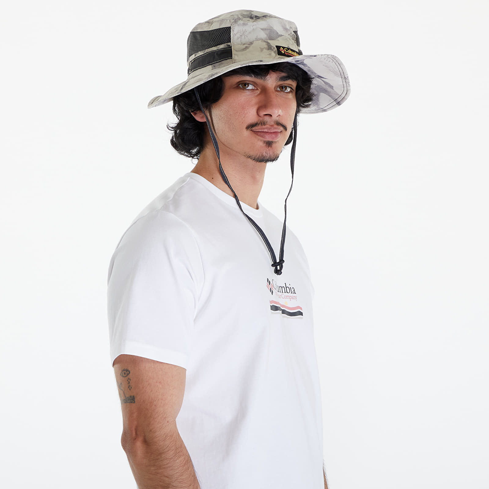 Koszulki Columbia Explorers Canyon™ Back Short Sleeve Tee White/ Heritage
