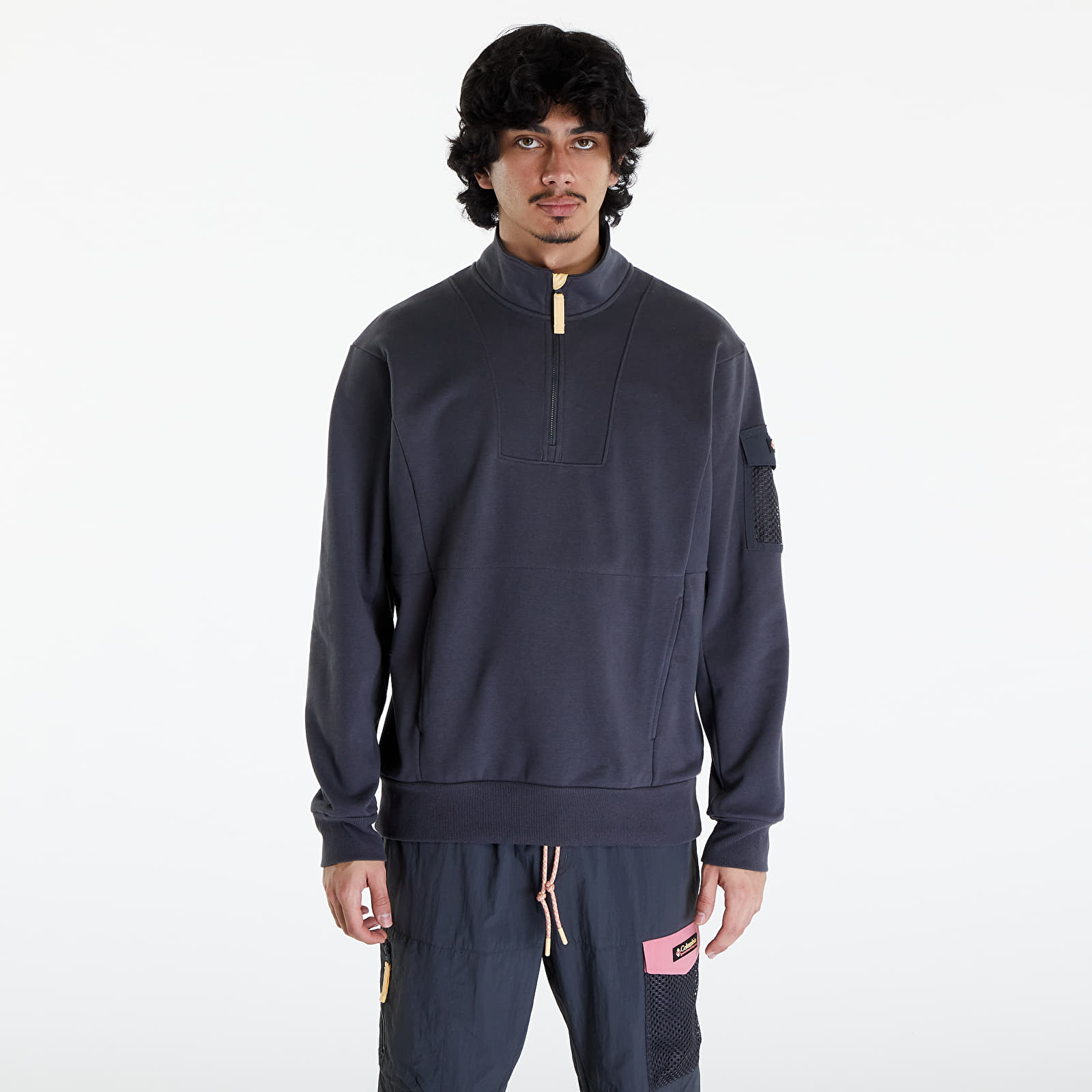 Mikiny Columbia Painted Peak™ Fleece 1/4 Zip Sweatshirt Shark