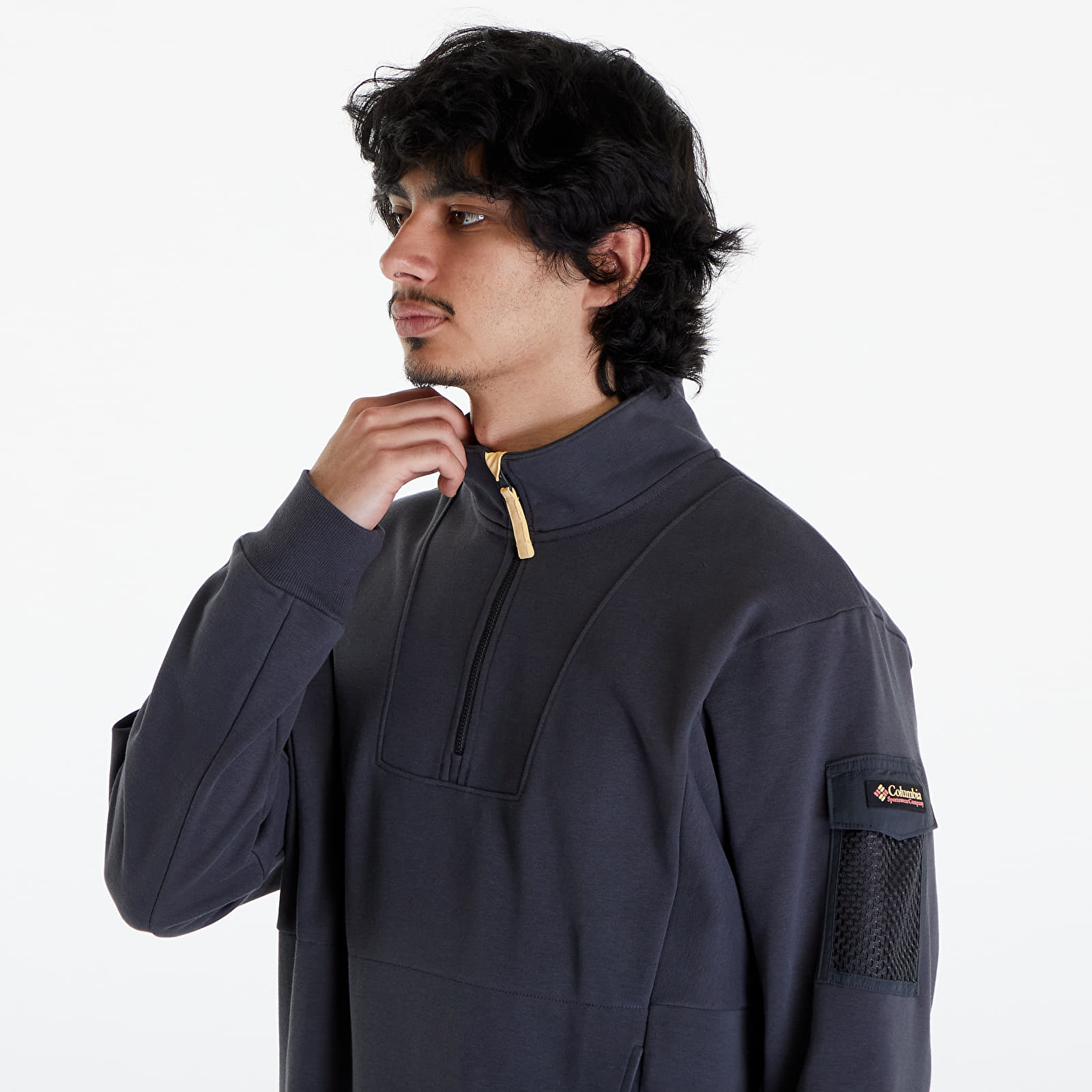Mikiny Columbia Painted Peak™ Fleece 1/4 Zip Sweatshirt Shark