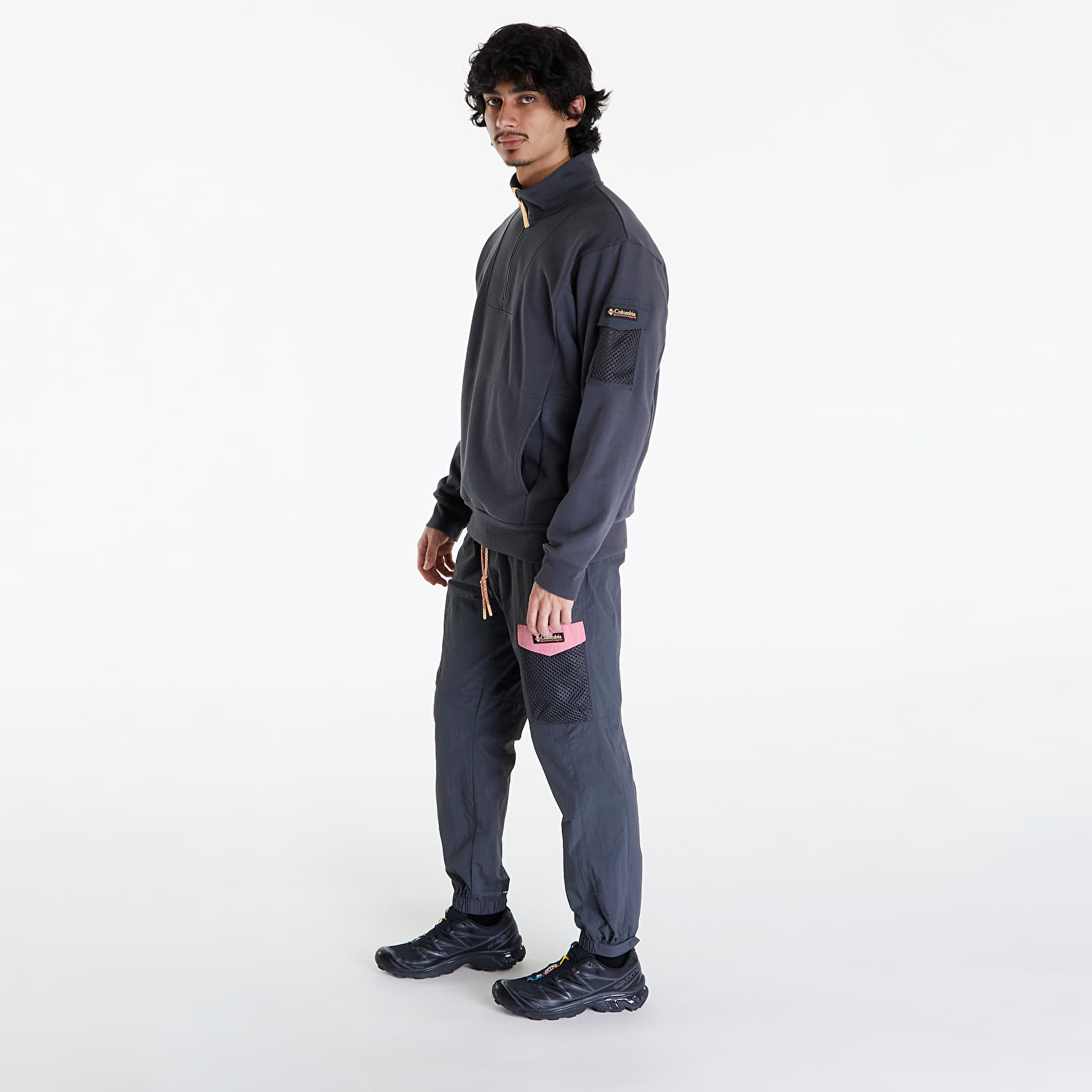 Mikiny Columbia Painted Peak™ Fleece 1/4 Zip Sweatshirt Shark