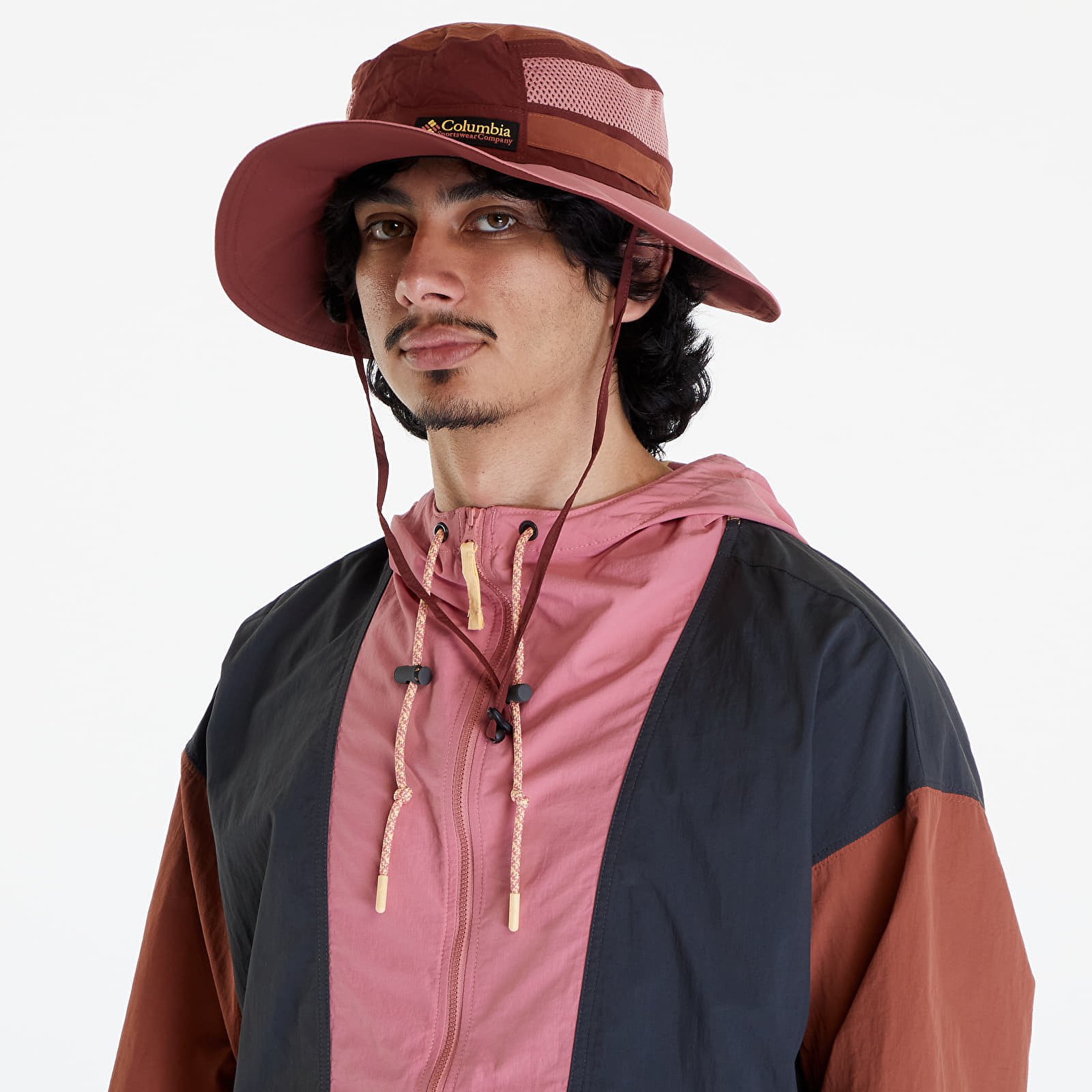 Geacă de vânt Columbia Painted Peak™ Wind Jacket Pink Agave/ Shark - 1 | YEO