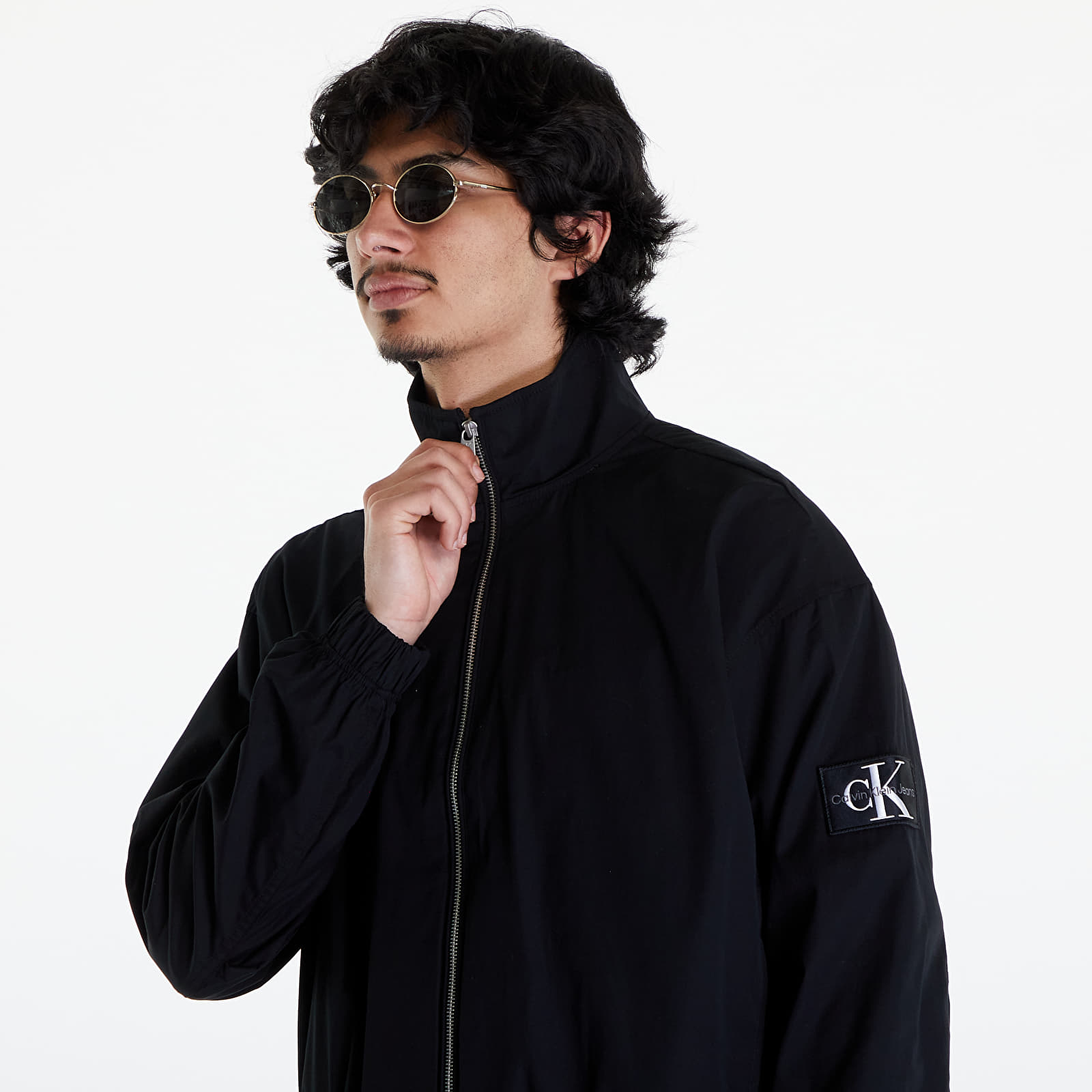 Kurtki Calvin Klein Jeans Casual Utility Harrington Jacket Black