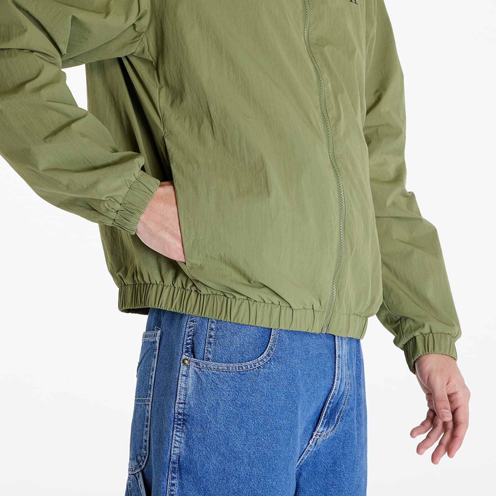 Coach Jackets Calvin Klein Jeans Relaxed Hooded Windbreaker Dark Juniper
