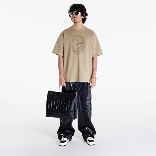 A BATHING APE World Gone Mad Garment Dyed Tee Beige | Footshop