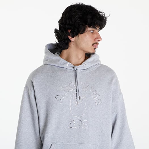 Grey bathing ape hoodie top