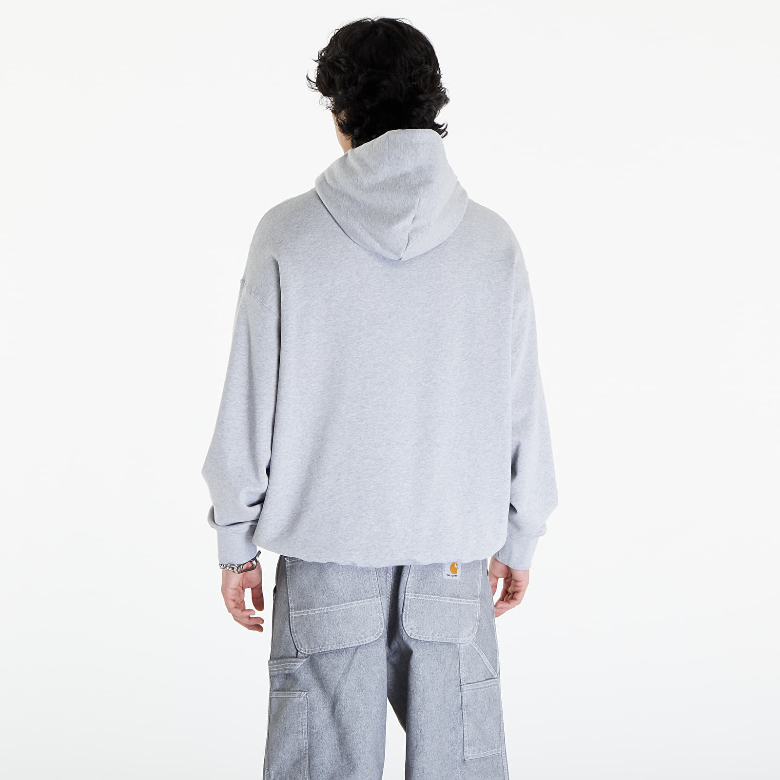 Sweatjacken und Sweatshirts A BATHING APE Rhinestone College Pullover Hoodie Gray