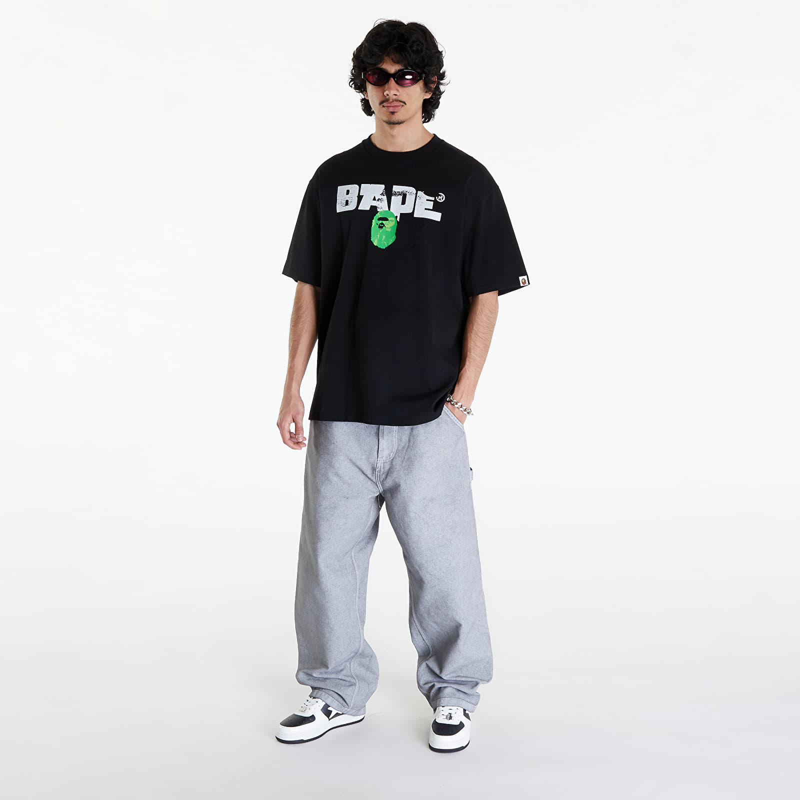 T-Shirts A BATHING APE Bape Army Relaxed Fit Tee Black