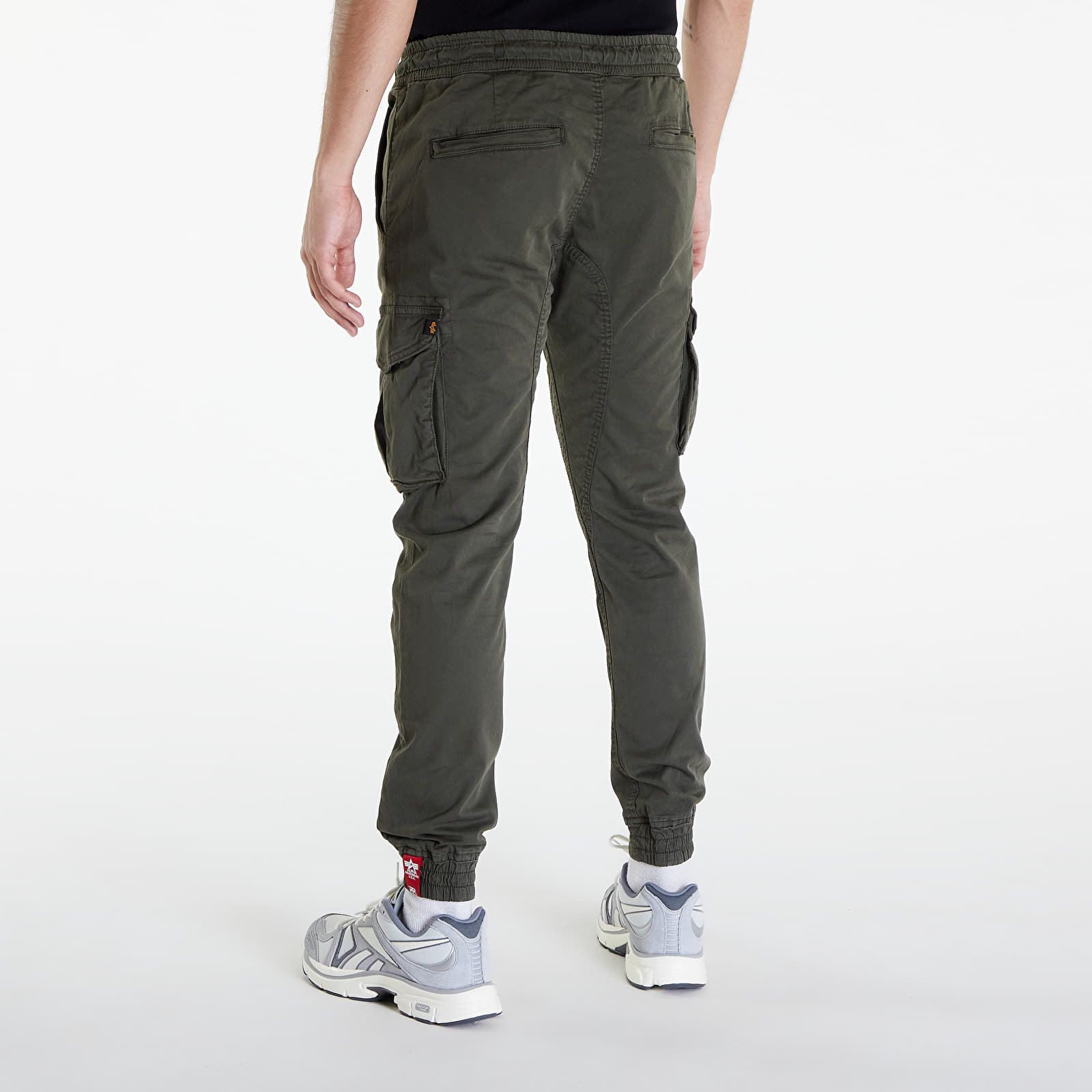 Nadrágok Alpha Industries Cotton Twill Jogger Grey/ Black
