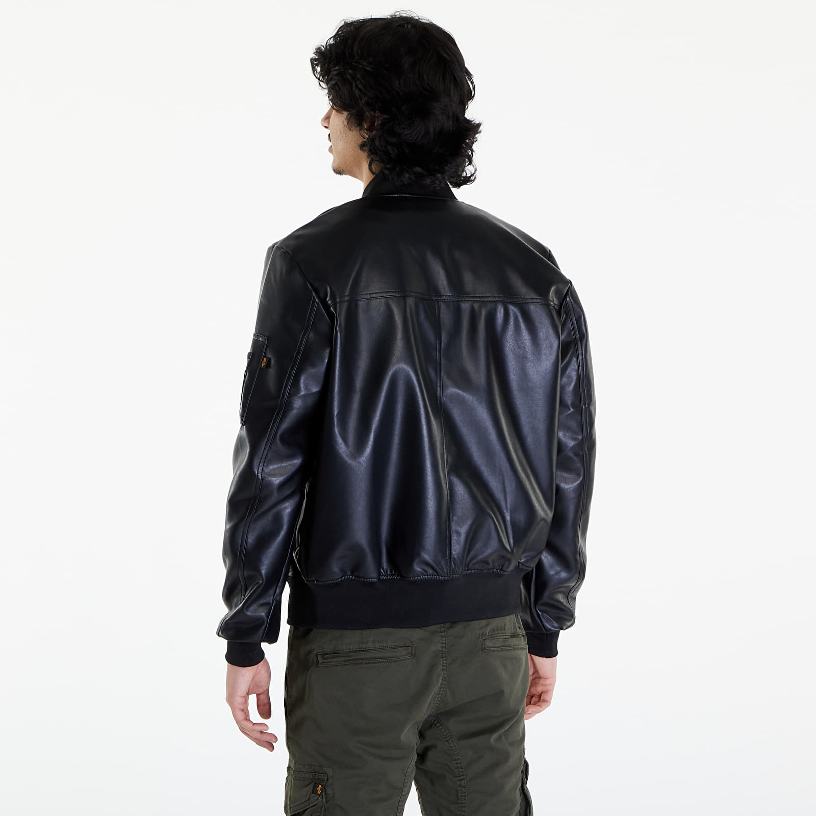 Vestes  Alpha Industries MA-1 VF Vegan Leather Black
