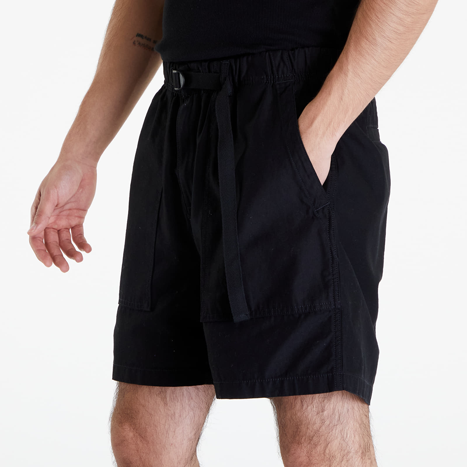 Szorty Carhartt WIP Hayworth Short Black Rinsed