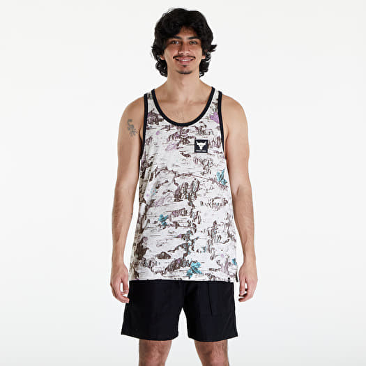 Tank top Under Armour Project Rock Camo Graphic Track Top Silt/ Black