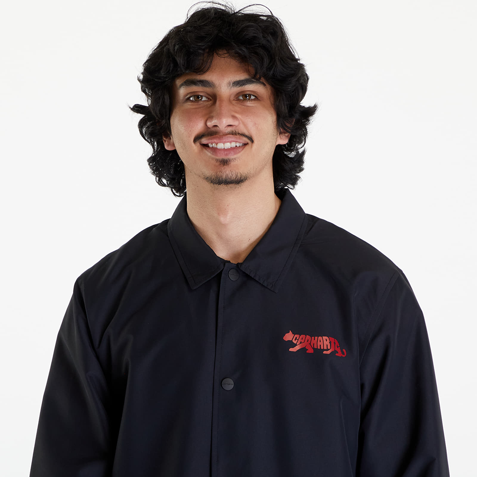 Jackets Carhartt WIP Rocky Coach Jacket UNISEX Black/ Samba/ White