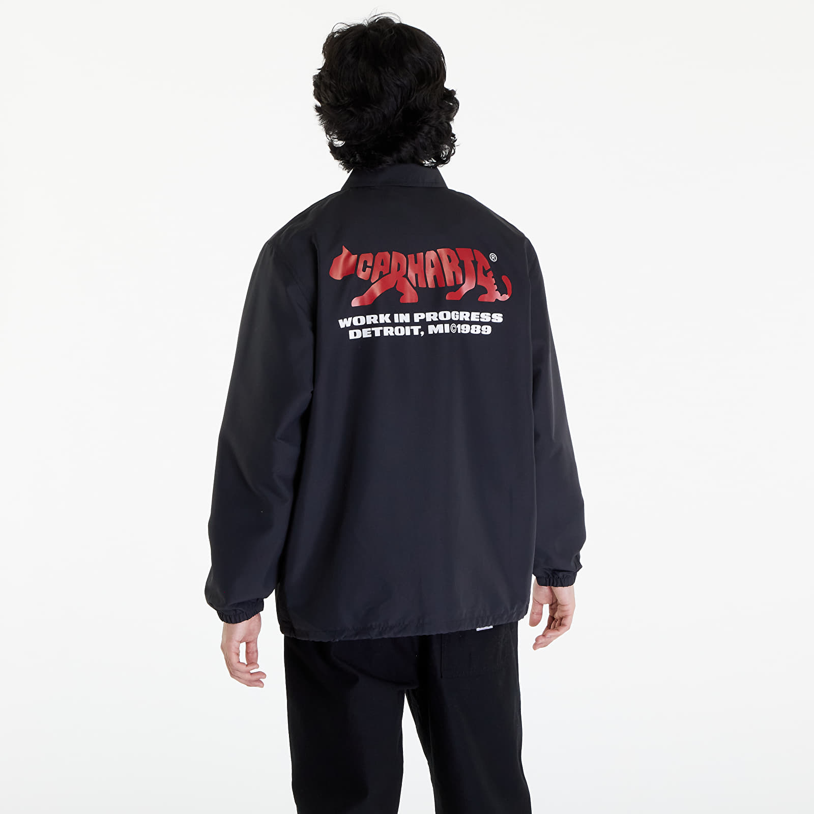 Jackets Carhartt WIP Rocky Coach Jacket UNISEX Black/ Samba/ White