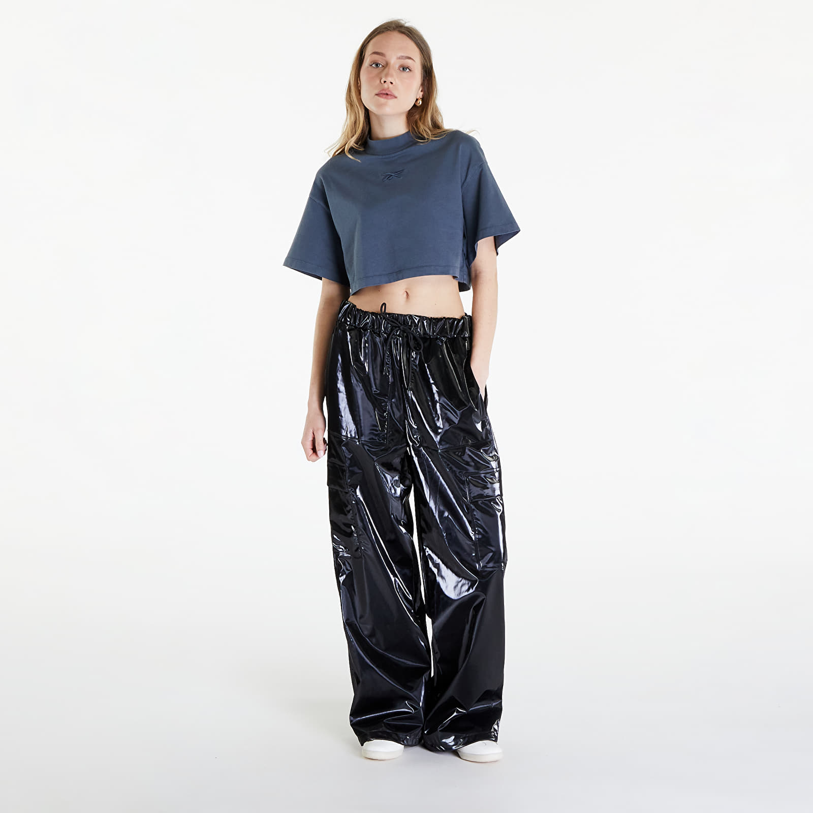 T-särgid Reebok Washed Cropped Tee  Washed Stone Blue