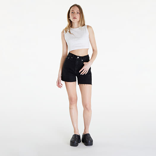 Shorts Calvin Klein Jeans Mom Shorts Denim Black Footshop