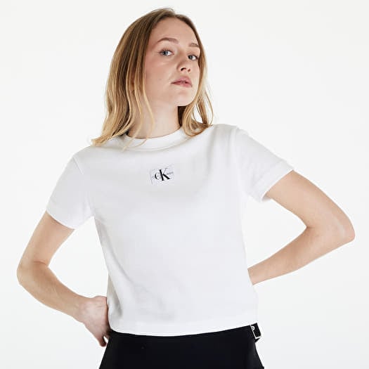 Cropped calvin klein t shirt best sale