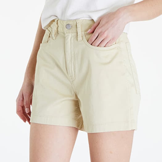 Calvin Klein Jeans Woven Label Mom Short Green Haze Footshop