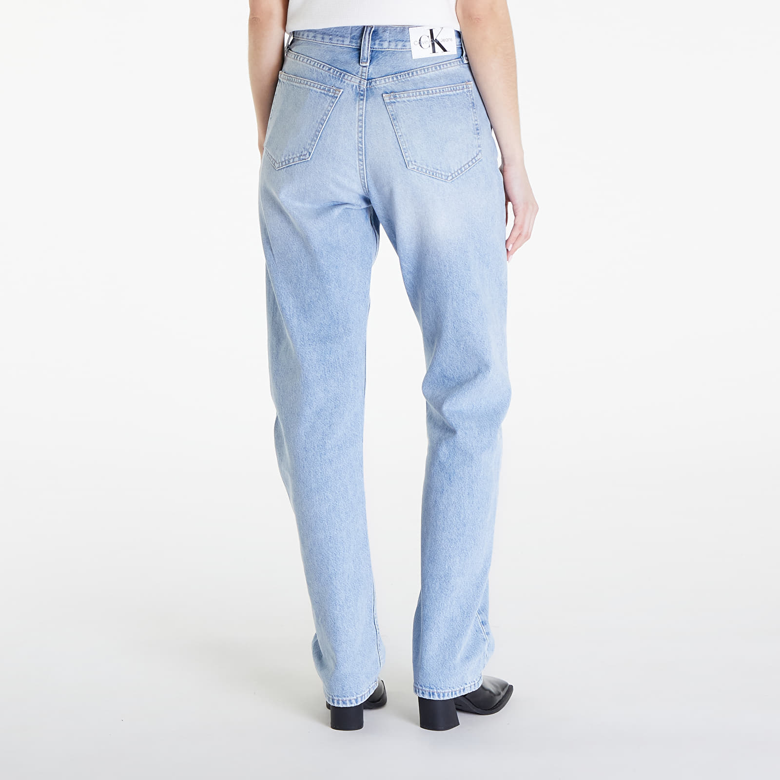 Jeans Calvin Klein Jeans High Rise Straight Jeans Denim Light