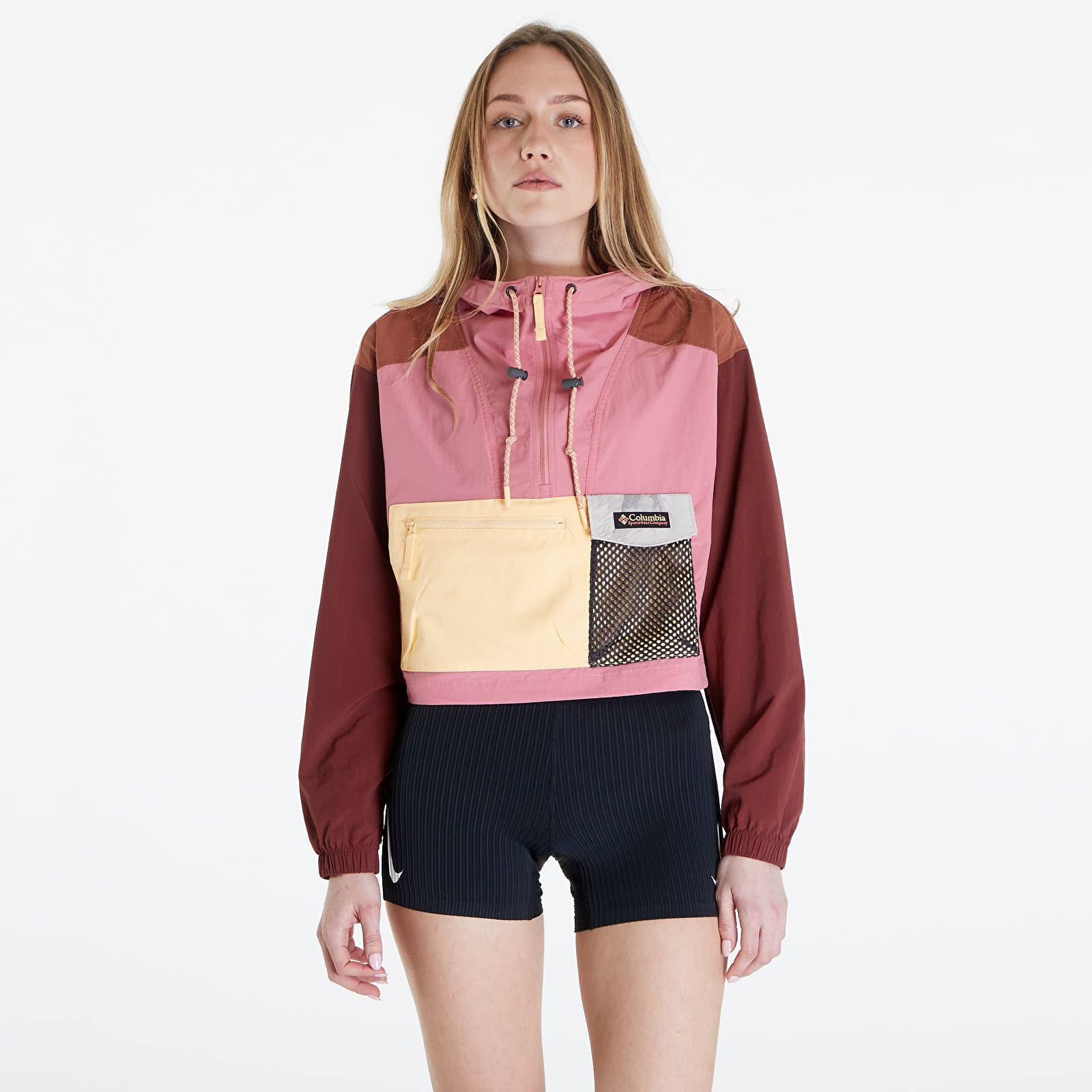 Coach Jackets Columbia Painted Peak™ Cropped Wind Jacket Pink Agave/ Spice