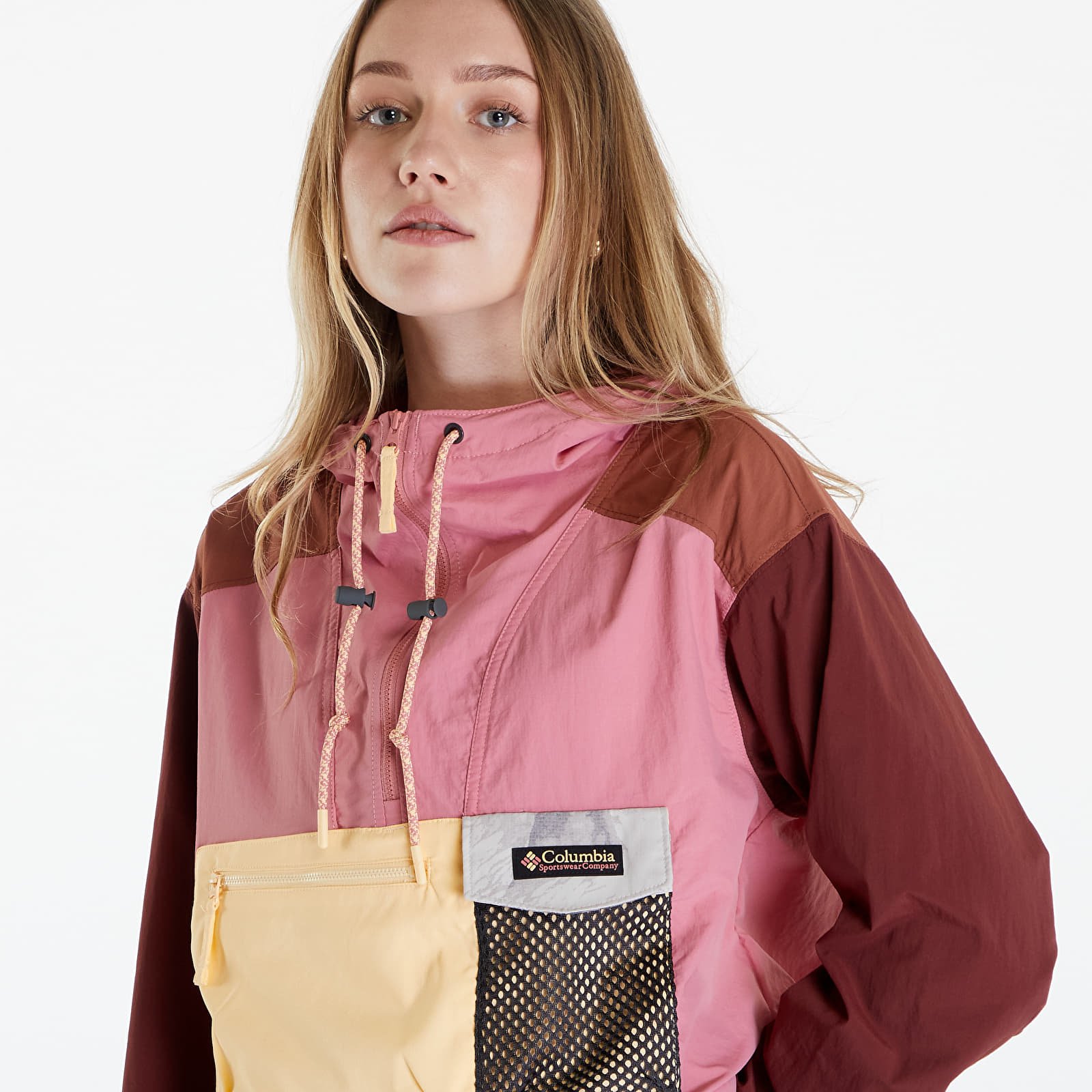 Coach Jackets Columbia Painted Peak™ Cropped Wind Jacket Pink Agave/ Spice