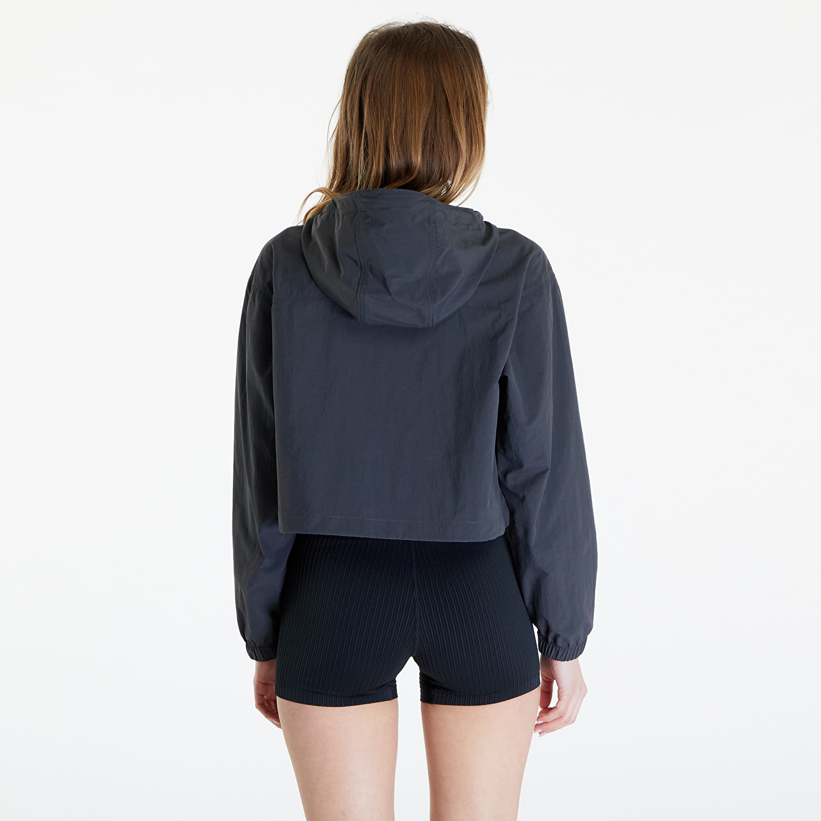 Valmentajan takit Columbia Painted Peak™ Cropped Wind Jacket Shark/ Pink Agave