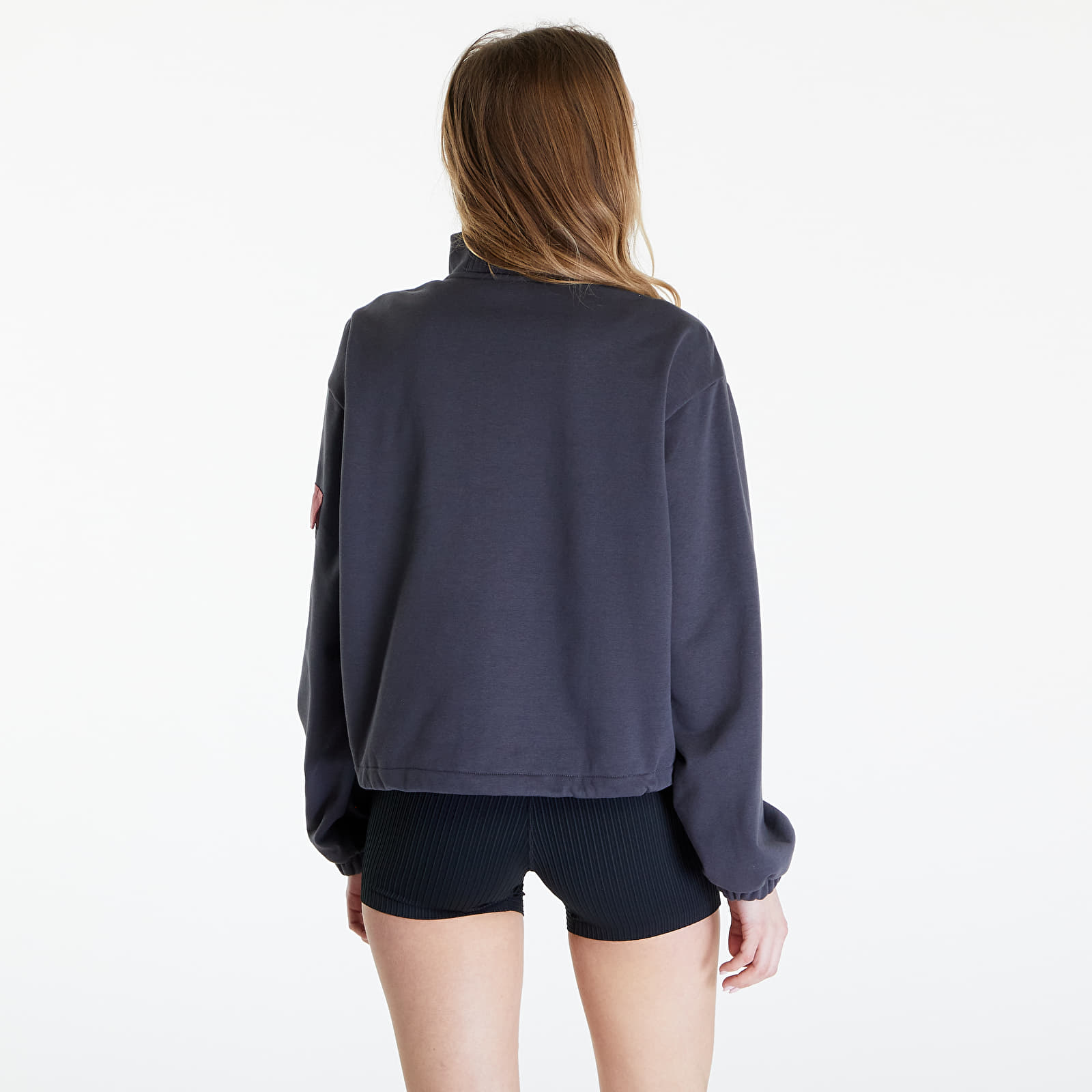 Bluzy Columbia Painted Peak™ Cropped Sweatshirt Shark/ Pink Agave