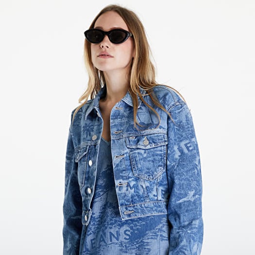 Jackets Tommy Jeans Claire Cropped Denim Jacket Denim Footshop
