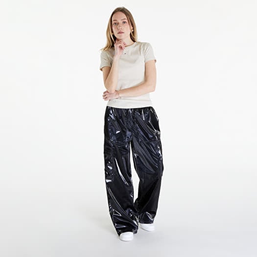 Tommy Jeans Slim Essential Ribbed Tee Newsprint Footshop