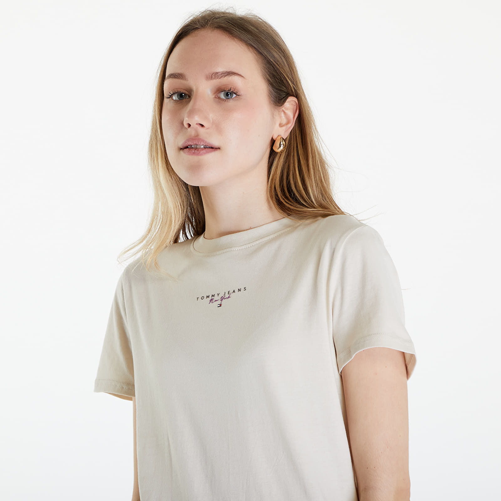   Μπλούζες Tommy Jeans Essential Logo Tee Newsprint