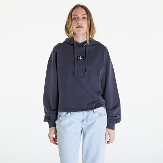 Gray calvin klein hoodie new arrivals