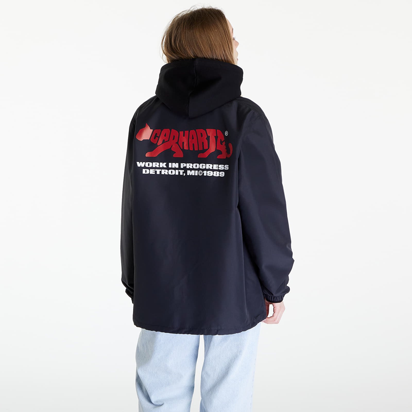 Jackets Carhartt WIP Rocky Coach Jacket UNISEX Black/ Samba/ White