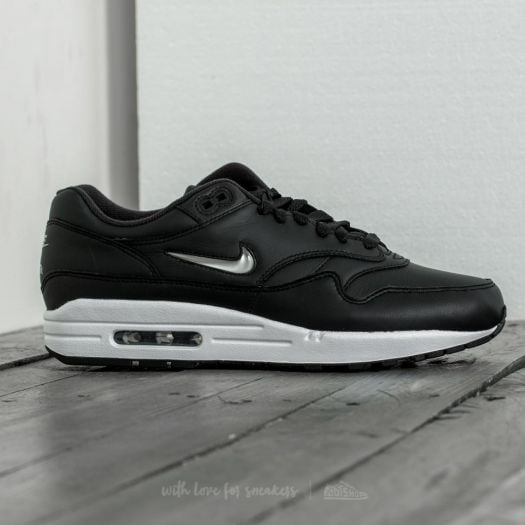 Nike air max 1 hot sale premium sc black metallic silver