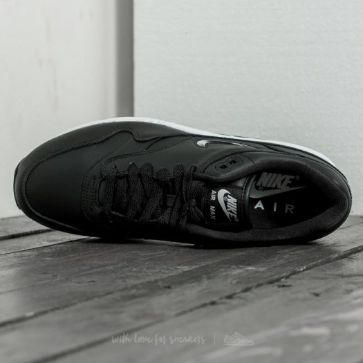 Men s shoes Nike Air Max 1 Premium SC Black Metallic Silver White