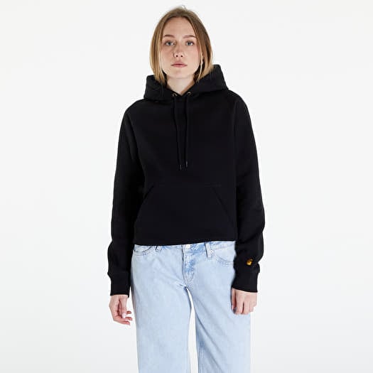 Carhartt WIP Hooded Chase Sweat UNISEX Black/ Gold
