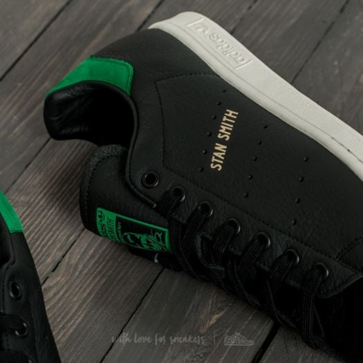 Men s shoes adidas Stan Smith Core Black Core Black Green Footshop