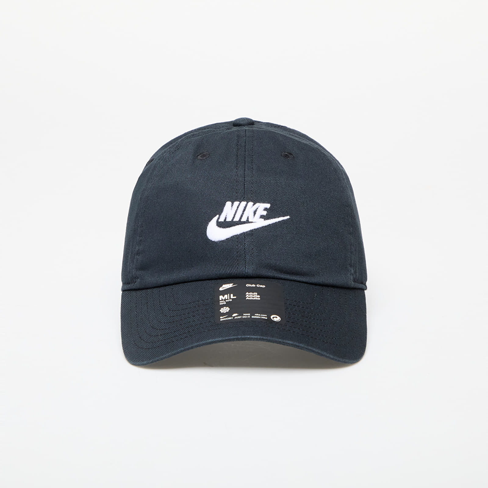 Шапки Nike Club Unstructured Futura Wash Cap Black/ White