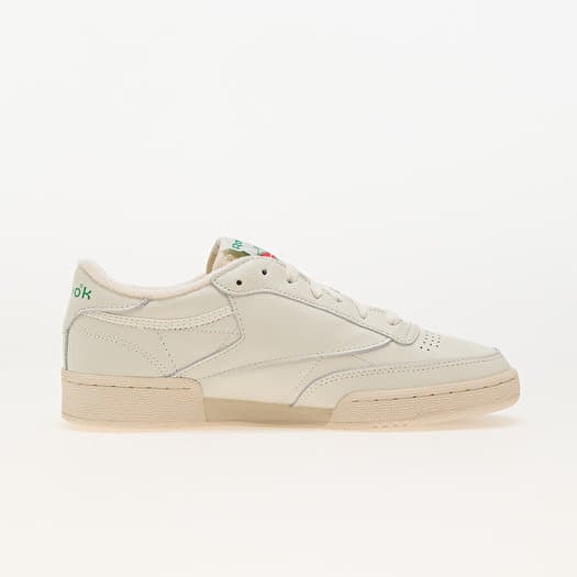 Reebok c 85 white green top