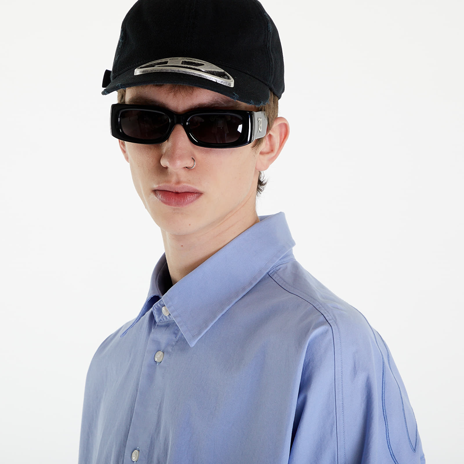 Рубашки Diesel S-Limo-Logo Shirt Blue