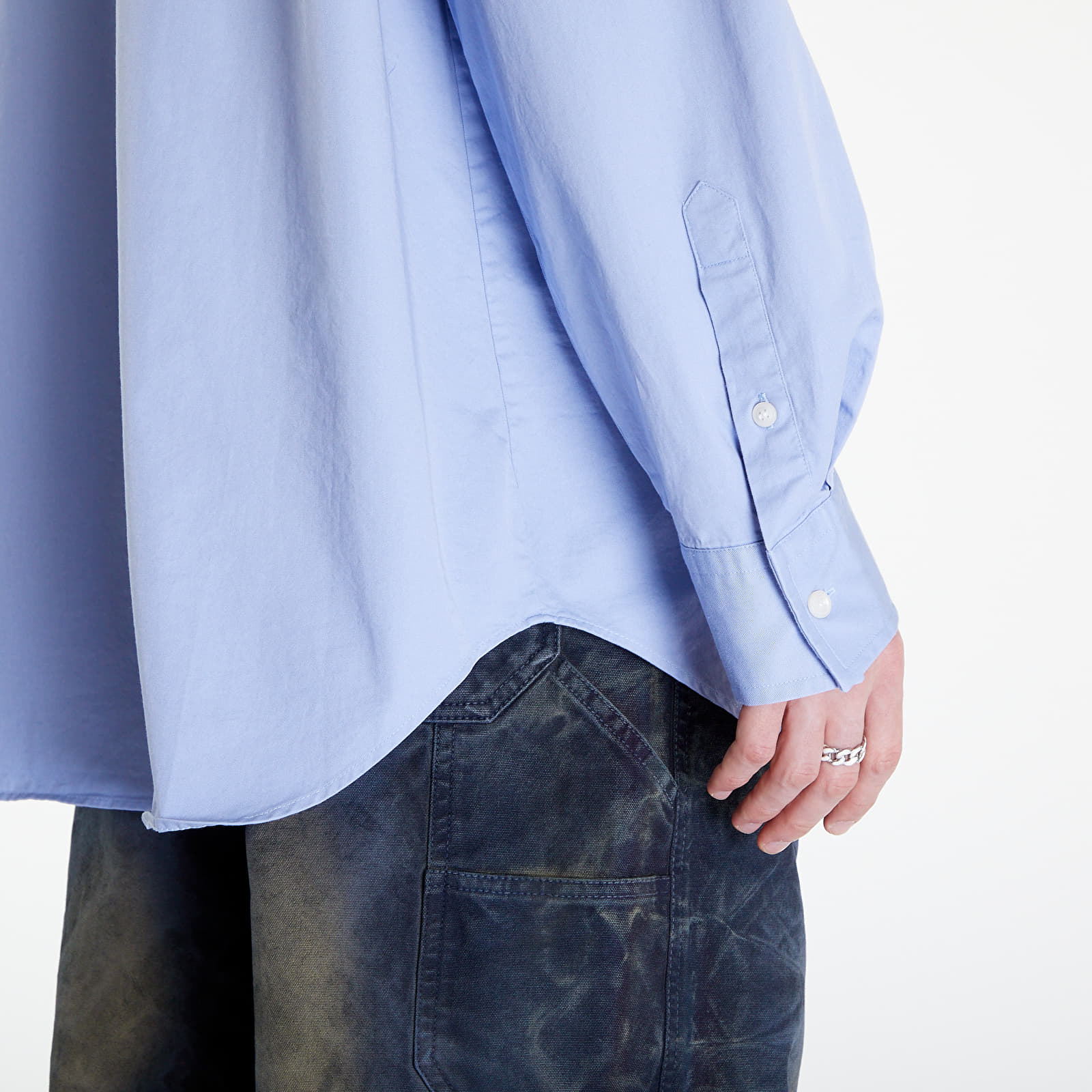 Рубашки Diesel S-Limo-Logo Shirt Blue