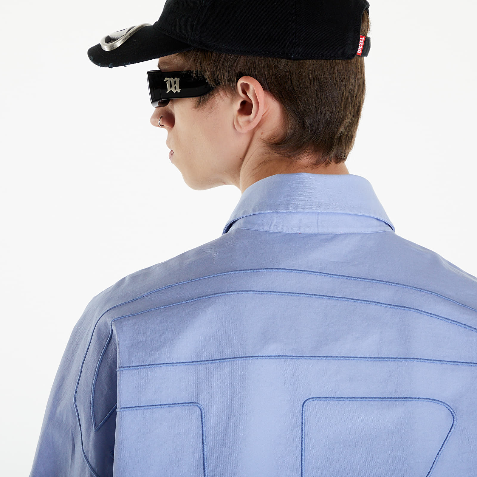 Рубашки Diesel S-Limo-Logo Shirt Blue
