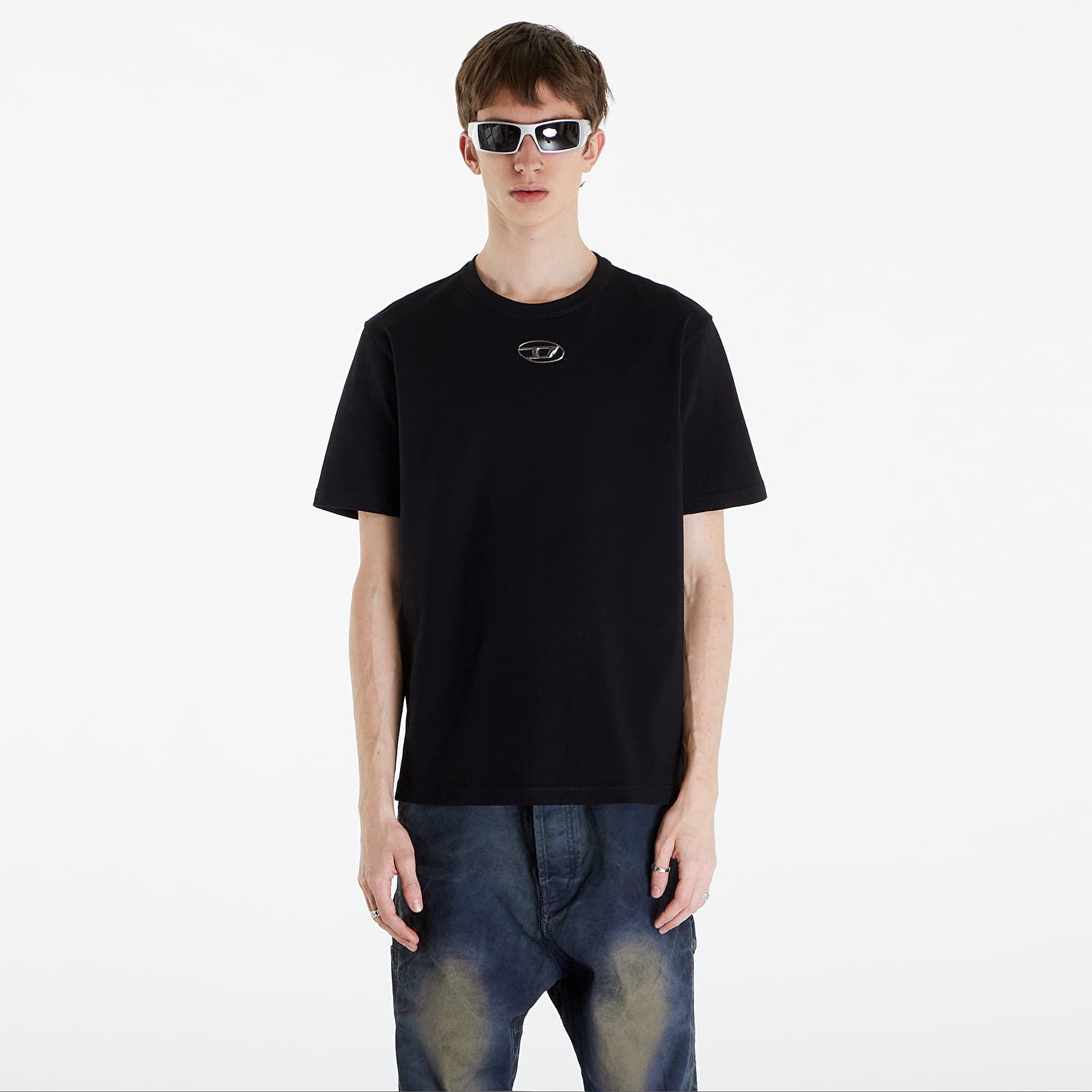 T-Shirt Diesel T-Just-A36 Pour Homme XL Manches Courtes Col