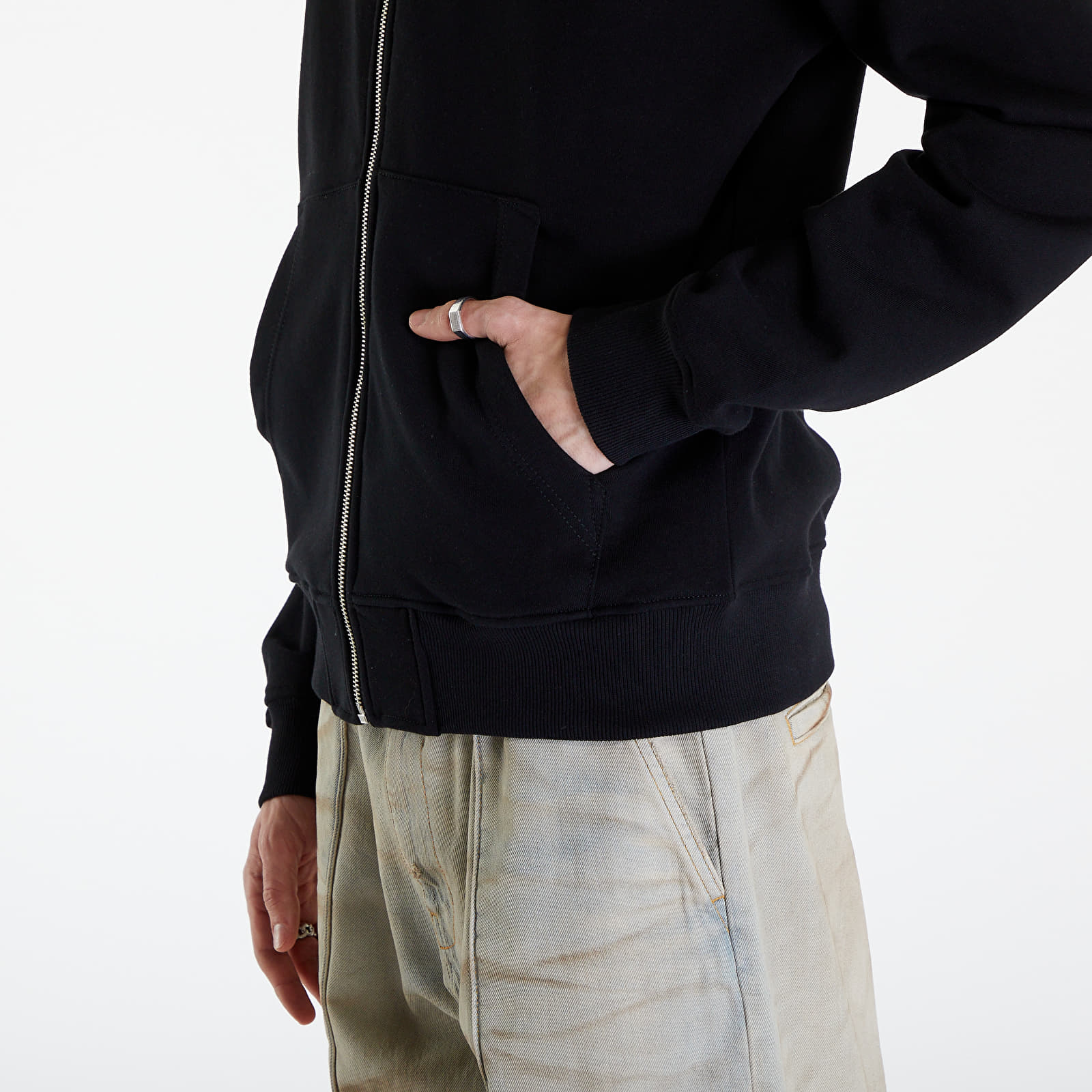 Hupparit ja collegepaidat Diesel S-Ginni-Zip-Od Sweatshirt Black