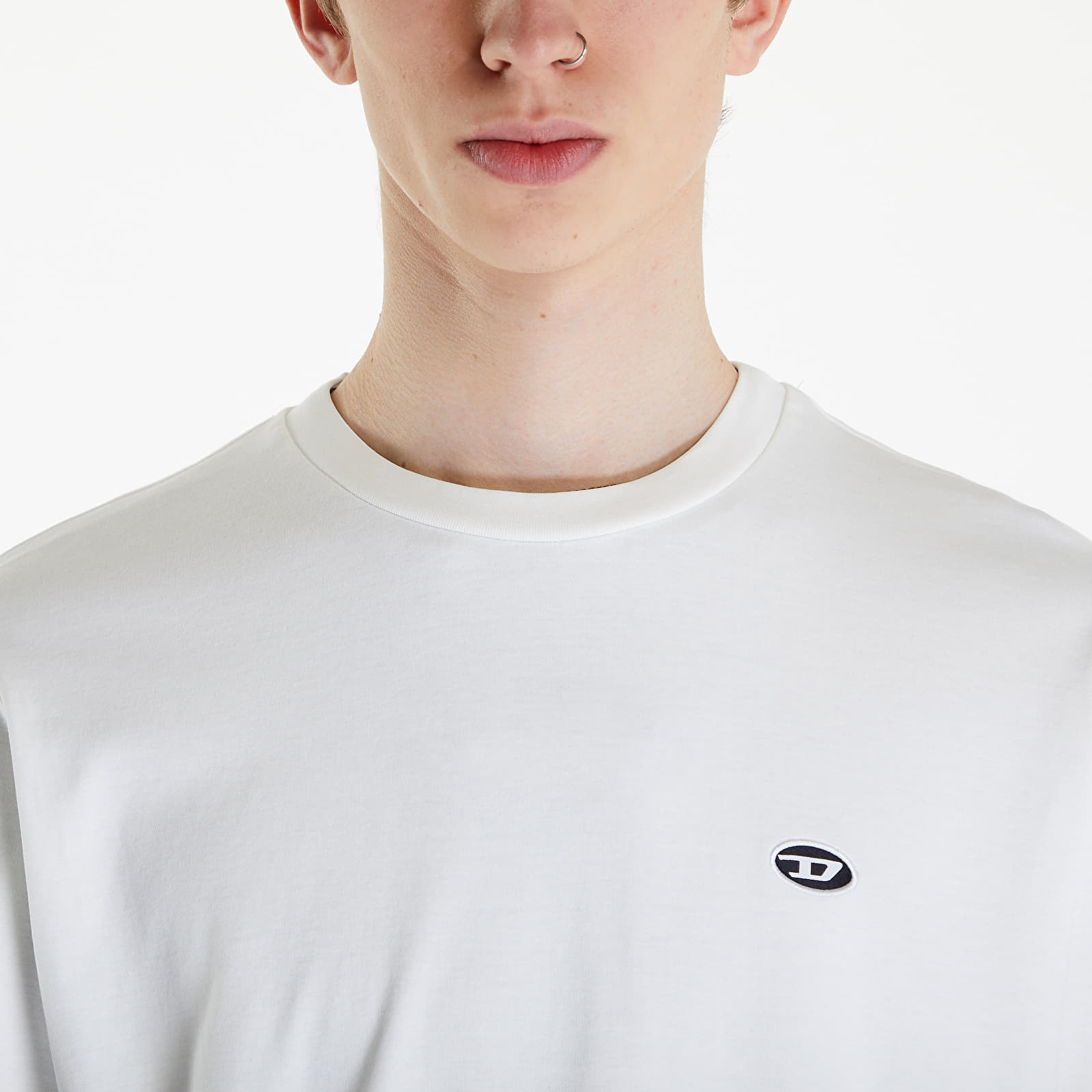 Koszulki Diesel T-Justine-Doval-Pj T-Shirt UNISEX Off White