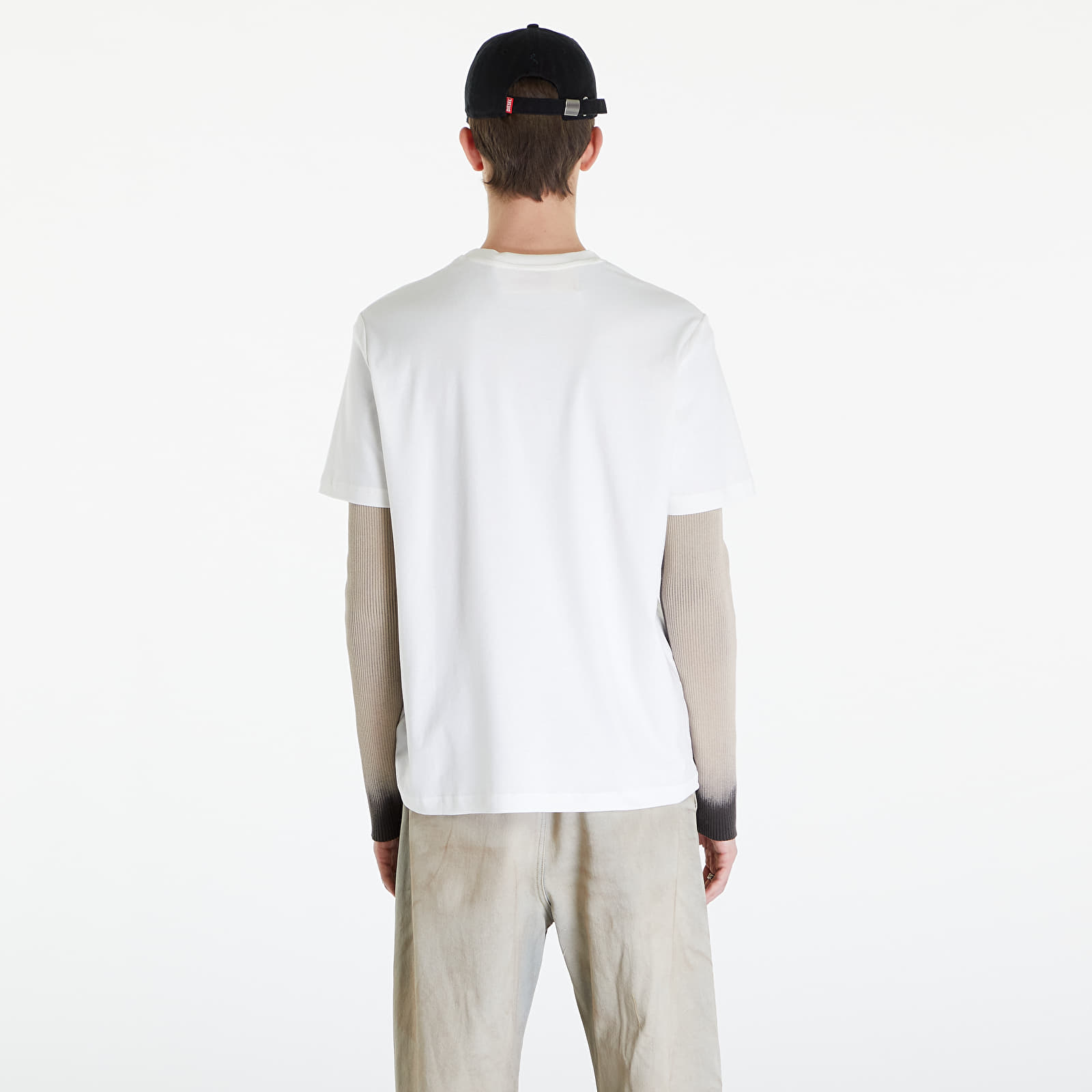 Koszulki Diesel T-Justine-Doval-Pj T-Shirt UNISEX Off White